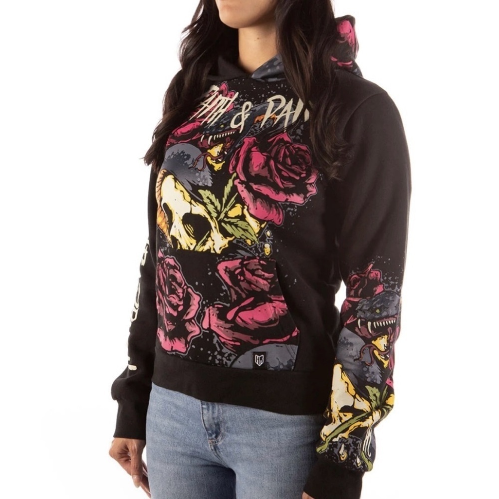 FAITH AND PAIN  by Rough Ride Co. HOODY - Picture 3 of 14